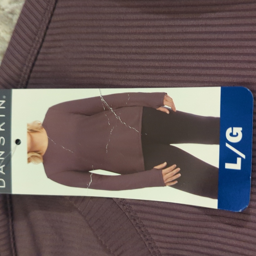 Danskin Long sleeve ribbed t-shirt